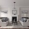 Ekena Millwork Adonis Ceiling Medallion (Canopies up to 10 1/4"), 16 1/8"OD x 3 5/8"ID x 1"P, Root Beer Crackle CM16ADRBC - alternate 4